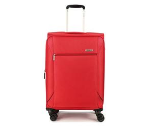 Samsonite Base Breeze 4 roues Valise cabine 67 cm avec soufflet d'extension rouge