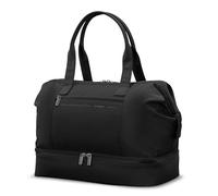 Samsonite Better Than Basics Weekender Duffle - Drop Bottom Travel Bag with 14” Laptop Compartment, SmartSleeve™ Trolley Strap, Adjustable Shoulder Strap, Durable RPET Lining, Black