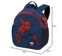 Samsonite Disney Ultimate 2.0 Kids Valise Trolley Cabine, 45 cm | Spiderman Web, valise rigide, 45H x 33W x 20D cm, 23.5 L, 1.7 kg, avec design de personnage