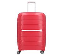 Samsonite Flux 4 roues Valise cabine 68 cm avec soufflet d'extension rouge