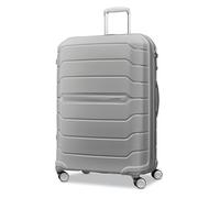 Samsonite Freesform Rigide Extensible avec roulettes Doubles pour Adulte Unisexe, Gris Clair, Checked-Large 28-inch, Freeform Hardside Extensible avec roulettes Doubles rotatives