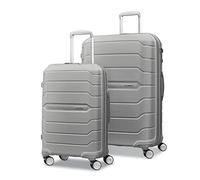 Samsonite Freeform Hardside Expandable with Double Spinner Wheels, 2-Piece Set (21/28), Light Grey