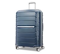 Samsonite Freeform Hardside Extensible avec Roues pivotantes Doubles, Bleu Marine, Checked-Large 28-inch, Freeform Hardside Extensible avec roulettes Doubles rotatives