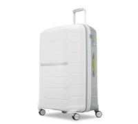 Samsonite Freesform Rigide Extensible avec roulettes Doubles pour Adulte Unisexe, Blanc/Gris, Checked-Large 28-inch, Freeform Hardside Extensible avec roulettes Doubles rotatives