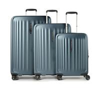 Samsonite Fyrm 4 roulettes Set de valises 3 pièces avec soufflet d'extension bleu