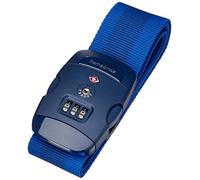 Samsonite Global Travel Accessories - Sangage à bagages / STRAPE LUGGAGE TSA, 190 cm, 1 litre, bleu de minuit