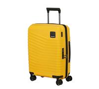 Samsonite Intuo Valise Trolley Cabine, 55 cm | Jaune, valise rigide extensible, 55H x 40W x 20D cm, 39/45 L, 2.3 kg, avec serrure TSA et sangles croisées intérieures
