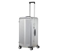BOSS Grande valise BOSS x Samsonite en aluminium argenté 80 cm - Style TRUNK 80/30 ALUMINIUM MONOGRAM, 58448839 Argent pcs.
