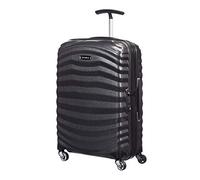 Samsonite Lite-Shock Valise 4 Roues, 55 cm | Noir, valise rigide, 55H x 40W x 20D cm, 36 L, avec Curv et coque qui absorbe les chocs