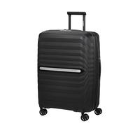 Samsonite Neo Flux Valise 4 roues, 68 cm | Noir, valise rigide extensible, 68H x 47W x 32D cm, 86/96 L, 3.4 kg, avec serrure TSA et sangles croisées