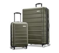 Samsonite Omni 2 Lot de 2 valises rigides Extensibles avec roulettes pivotantes (Bagage à Main/Grand), Vert Olive, 2-Piece Set (Carry-on/Large), Omni 2 Valise Rigide Extensible avec roulettes