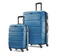 Samsonite Omni Pc Valise Rigide Extensible avec roulettes pivotantes, Bleu Adriatique, 2-Piece Set (20/28), Omni Pc Valise Rigide Extensible avec roulettes pivotantes