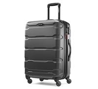 Samsonite Omni Pc Valise Rigide Extensible avec roulettes pivotantes, Noir, Checked-Medium 24-inch, Omni Pc Valise Rigide Extensible avec roulettes pivotantes
