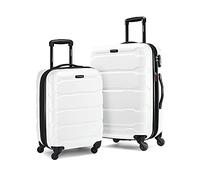 Samsonite Omni Valise Rigide Extensible avec roulettes pivotantes, Blanc (Blanc) - 126516-1908