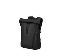 Samsonite Paradiver Light - Sac à dos extensible Rolltop pour ordinateur 17.3", 49 cm, 25/35 L, Noir