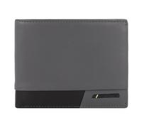 Samsonite Pro-DLX 6 Porte-monnaie Protection RFID Cuir véritable 12 cm gris