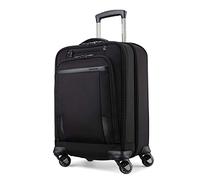 Samsonite Pro Travel Softside Expandable Luggage with Spinner Wheels, Black, Carry-on 21-inch