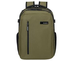 Samsonite Roader - Sac à Dos PC 15.6", Sac à Dos Business & Scolaire avec Housse de Pluie - pour Bureau, Travail & École & Université - Vert (Olive)