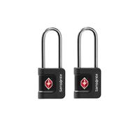 Samsonite TA Revolution Lot de 2 Cadenas à clés TSA pour valises et Sacs Noir