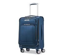 Samsonite Solyte DLX Softside Valise Extensible à roulettes pivotantes, Bleu méditerranéen., Carry-on 20-inch, Solyte DLX Softside Valise Extensible avec roulettes pivotantes