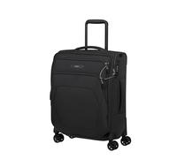 Samsonite Spark SNG 2 Valise Cabine 4 Roues, 55 cm | Noir, valise souple extensible, 55H x 40L x 23P cm, 48/55 L, 2,7 kg, avec serrure TSA et doubles roues encastrées