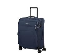 Samsonite Spark SNG Eco - Valise à Main 55 x 40 x 23 cm - Chariot à Bagages Souple pour easyJet et la Plupart des compagnies aériennes, Extensible, 48/55 L, Bleu (Midnight Blue)