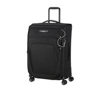 Samsonite Spark SNG Eco - Valise Souple 67 cm Taille Moyenne - Valise Trolley 4 Roues, Serrure TSA, Légère & Extensible - Noir (Black)