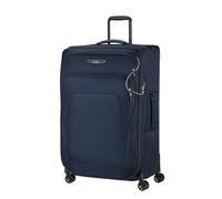 Samsonite Spark SNG Eco - Valise Souple 79 cm Grande Taille - Valise Trolley 4 Roues, Serrure TSA, Légère & Extensible - Bleu (Midnight Blue)
