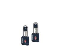 Samsonite TA Revolution - Cadenas à Clé TSA (Lot de 2), Cadenas de Bagage Sécurisé pour Valises & Sacs, Bleu (Midnight Blue)