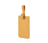 Samsonite TA Revolution Lot de 2 étiquettes de bagage pour valises et sacs, avec sangle réglable, carte d'adresse, rabat de protection pour la vie privée, jaune