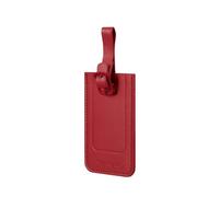 Samsonite TA Revolution Lot de 2 étiquettes de bagage pour valises et sacs, avec sangle réglable, carte d'adresse, rabat de protection pour la vie privée, rouge