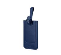 Samsonite TA Revolution Lot de 2 étiquettes de bagage pour valises et sacs, avec sangle réglable, carte d'adresse, rabat de protection pour la vie privée, bleu nuit