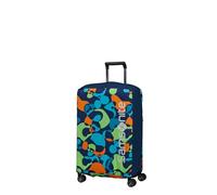 Samsonite TA Revolution - Housse Pliable pour Valise Taille M, Housse pour Valise adaptée pour 66-69 cm, Protection Bagage de Voyage, avec Détail Réfléchissant, Multicolore (Colorwave)
