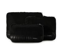 Samsonite TA Revolution Lot de 3 cubes de rangement de qualité supérieure pour voyage et valise, organiseur de bagages pour valise et sac à dos, noir