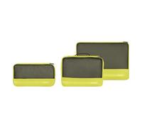 Samsonite TA Revolution - Lot de 3 cubes de rangement, Organisateur de voyage & valise premium, Cubes de rangement pour vacances, Organisateur de bagages pour valise et sac à dos, Vert Citron
