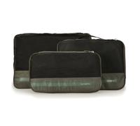 Samsonite TA Revolution - Set de Cubes de Rangement 3 Pièces, Organisateur de Voyage et Valise Premium, Cubes de Rangement pour Vacances, Organisateur de Bagage pour Valise et Sac à Dos, Vert