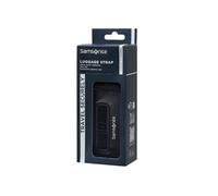 Samsonite TA Revolution Sangle de Bagage 50 mm, réglable et Boucle à clic Robuste, Sangle de Valise sûre pour Les Voyages, Noire