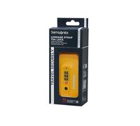 Samsonite TA Revolution Sangle de Bagage avec Serrure TSA, réglable 50 mm, Boucle à clic Robuste, Sangle de Valise sûre pour Les Voyages, Jaune, Sangle de Bagage avec Serrure TSA