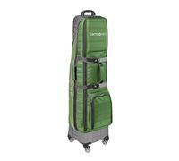 Samsonite The Protector Hard & Soft Golf Travel Cover with Shark Wheels Housse de Voyage Unisexe, Vert Gazon, Taille Unique