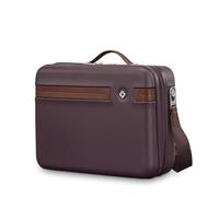 Samsonite Virtuosa Trousse de maquillage rigide avec sangle amovible Motif train Merlot