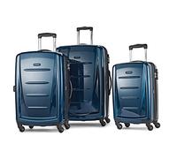 Samsonite Winfield 2 Valise Rigide à roulettes pivotantes, Bleu foncé, 3-Piece Set (20/24/28), Winfield 2 Valise Rigide avec roulettes pivotantes