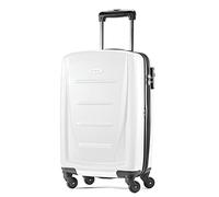 Samsonite Winfield 2 Valise Rigide Extensible avec roulettes pivotantes, Blanc brossé, Carry-on 20-inch, Winfield 2 Valise Rigide avec roulettes pivotantes