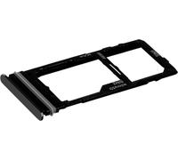 Samsung, 1x SIM + 1x Micro-SD support de carte pour Samsung A52 4G, A52 5G, A72, Noir