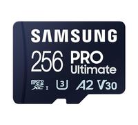 Samsung 256 Go PRO Ultimate Carte Mémoire Micro SDXC jusqu'à 200 Mo/s avec Adaptateur USB, MB-MY256SB/WW