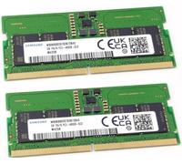 Samsung 32Gb 2x 16Gb DDR5 5600MHz PC5-44800 M425R2GA3BB0-CWM Mémoire Ram SODimm