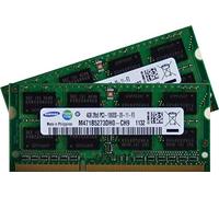 Samsung - 8 GB Mémoire ordinateur portable - Kit 2x4 GB Dual Channel d'origine 204 pin DDR3-1333 PC3-10600 CL9 SO-DIMM pour DDR3 i5 + i7 portatif avec DDR3-1333 MHz support