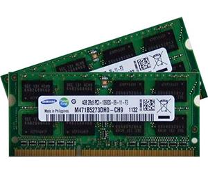 Samsung - 8 GB Mémoire ordinateur portable - Kit 2x4 GB Dual Channel d'origine 204 pin DDR3-1333 PC3-10600 CL9 SO-DIMM pour DDR3 i5 + i7 portatif avec DDR3-1333 MHz support