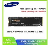 SAMSUNG 970 EVO Plus SSD MLC NVMe M.2 2280 PCIe 3.0x4 disque SSD interne 250GB 500GB 2TB pour ordinateur portable de bureau disco duro