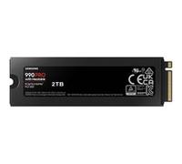 Samsung 990 PRO MZ-V9P2T0CW - SSD - chiffré - 2 To - interne - M.2 2280 - PCIe 4.0 x4 (NVMe) - AES 256 bits - TCG Opal Encryption 2.0 - dissipateur de chaleur intégré G
