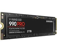 Samsung 990 Pro SSD Disque Dur Interne SSD PCIe 4.0 M.2, Vitesse la Plus Rapide pour Les Jeux, contrôle de la Chaleur, Stockage Direct et Extension de mémoire pour Montage vidéo, Graphiques Lourds,